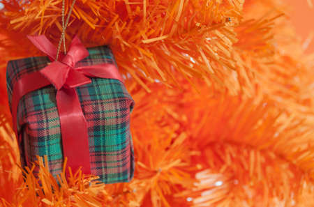 Christmas gift boxesの写真素材