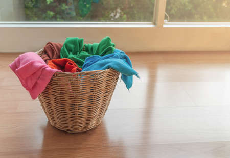 Colorful Towels Cutout Already usedの写真素材