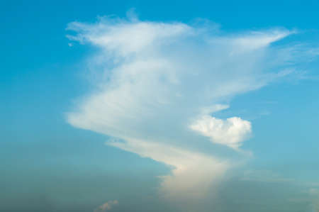 blue sky with cloud
