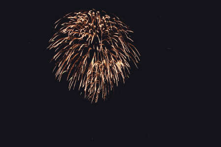 Abstract colored firework background with free space for textの写真素材