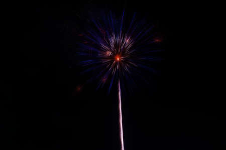 Abstract colored firework background with free space for text