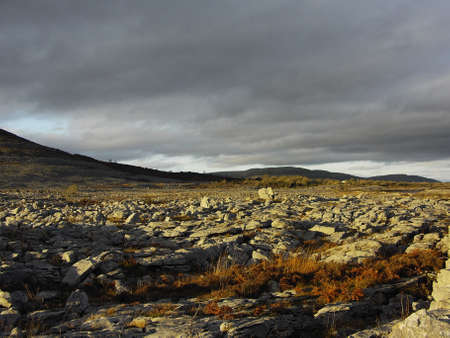 Buren view, county Clare, Irelandの写真素材