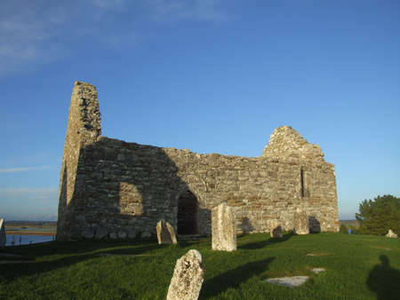Church ruins county Offalyの写真素材