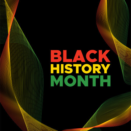 Black History Month celebrated. February national black history month African American vector...
