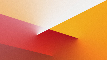 Soft Light Pastel Abstract Background, Dusty, Pale, Brown, Sepia, Beige, and White with Geometric Gradient, Triangle Lines, and Grunge Noise Texture Backgroundの写真素材