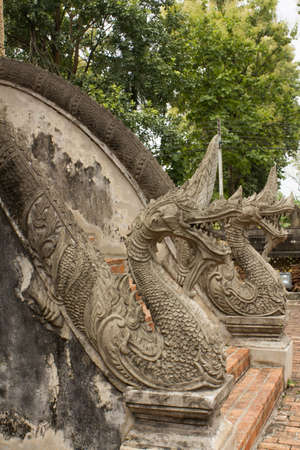 King of Nagas with stairs の写真素材