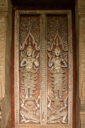 carved doorsの写真素材