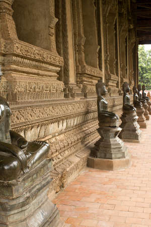 Buddha statue at Loasの写真素材