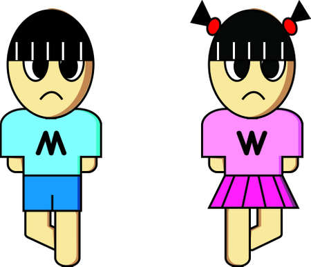 boy   girlのイラスト素材