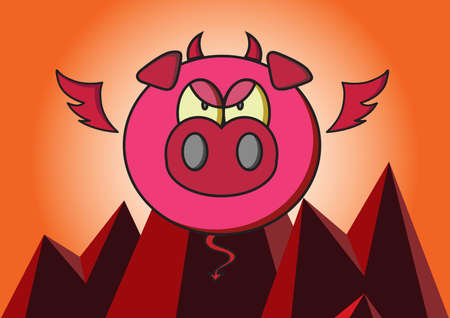 devil pigのイラスト素材