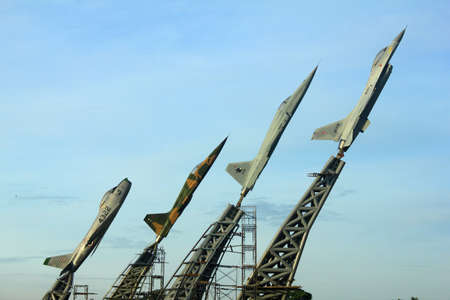 Construction site of aircraft monument ,Bangkok, Thailand 