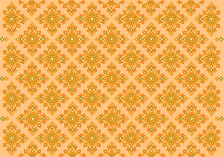 Thai basic ornament can be apply for tattoo ,pattern or background のイラスト素材