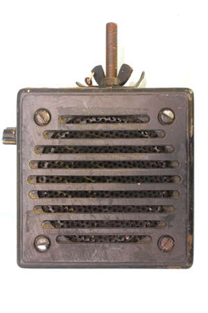 The old style speaker isolatedの写真素材