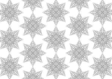 Thai pattern can be apply for tattoo ,pattern or backgroundのイラスト素材