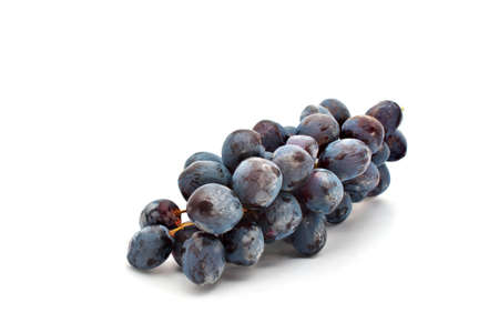 red grapes isolated on the white background の写真素材