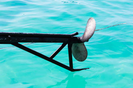 propeller of boat transport travel  and seaの写真素材