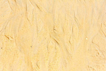 sand pattern of a beach in the summer thailand の写真素材