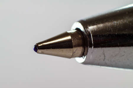 macro image of tip of a pen