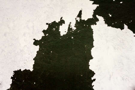 Scratched Green wall. Grunge background. (white and green)の写真素材