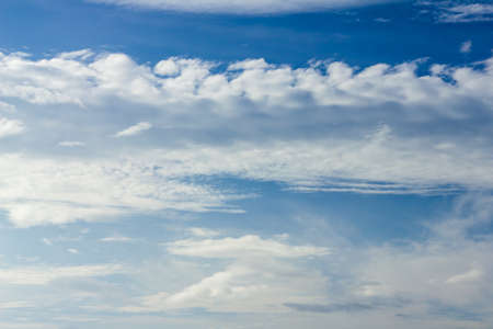 Blue sky background with cloud . background of blue skyの写真素材