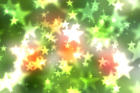 Colorful abstract of heart bokeh bright backgroundの写真素材