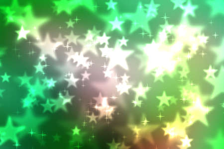 Colorful abstract of heart bokeh bright backgroundの写真素材