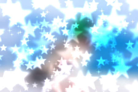 Colorful abstract of heart bokeh bright backgroundの写真素材