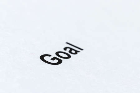 Print word " " on the white paperの写真素材