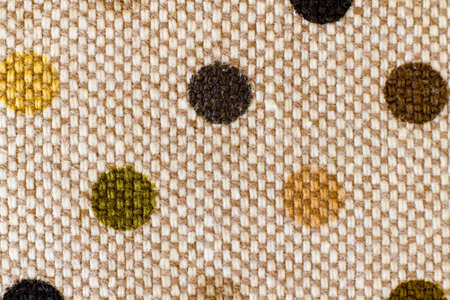 close - up of fabric background textureの写真素材