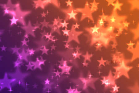 Colorful abstract of heart bokeh bright backgroundの写真素材