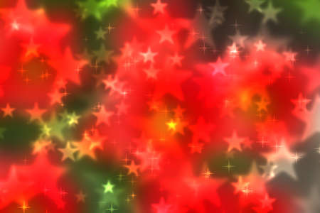 Colorful abstract of heart bokeh bright backgroundの写真素材