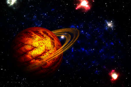 Planet Deep in Space, galaxy and universeの写真素材