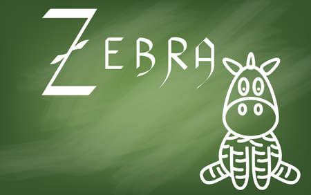 Illustration of alphabet , The alphabet Instruction mediaのイラスト素材