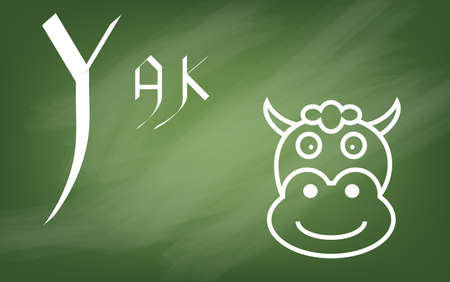 Illustration of alphabet , The alphabet Instruction mediaのイラスト素材