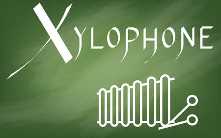 Illustration of alphabet , The alphabet Instruction mediaのイラスト素材