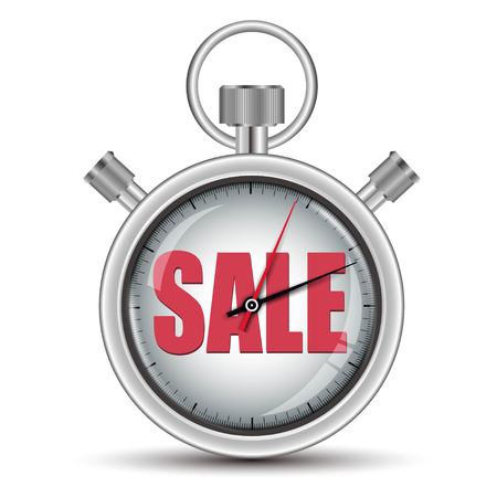 Time sale concept stopwatchのイラスト素材