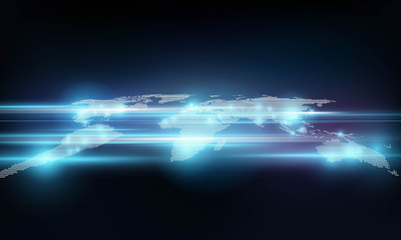 Global network speed Vector illustration.のイラスト素材