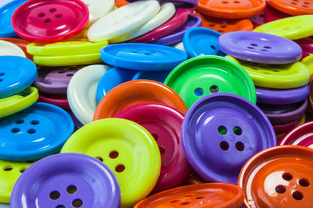 Many beautiful color of four holes clasperの写真素材