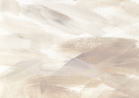 Elegant and soft abstract artistic background. Expressive hand painted backdrop with delicate pastel desaturated colors. Stylish feminine light winter neutral art background. Watercolor abstraction.の写真素材