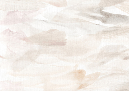 Elegant and soft abstract artistic background. Expressive hand painted backdrop with delicate pastel desaturated colors. Stylish feminine light winter neutral art background. Watercolor abstraction.の写真素材