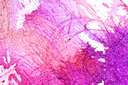 Abstract Watercolor Pink Hand Painted Backgroundの写真素材