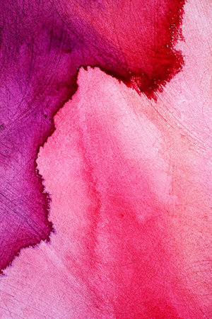 Abstract Watercolor Pink Hand Painted Backgroundの写真素材