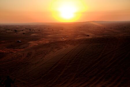Desert Sunsetの写真素材