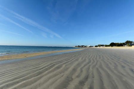 Poulighen Bay La Baule Franceの写真素材