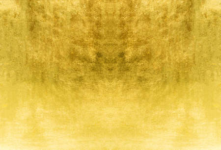 Gold background Gradients shadow old picture in texture.の写真素材