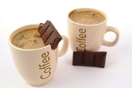 coffee & chocolateの写真素材