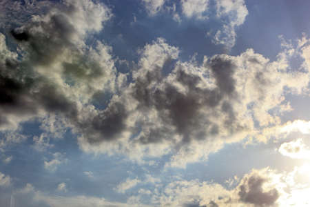 rain clouds in the sky