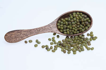 Mung bean, Vigna radiata, also Jerusalem bean, mung dalの写真素材