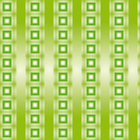 Pattern with green squares and vertical stripes shadesのイラスト素材