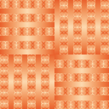 Abstract background with orange decorationsのイラスト素材